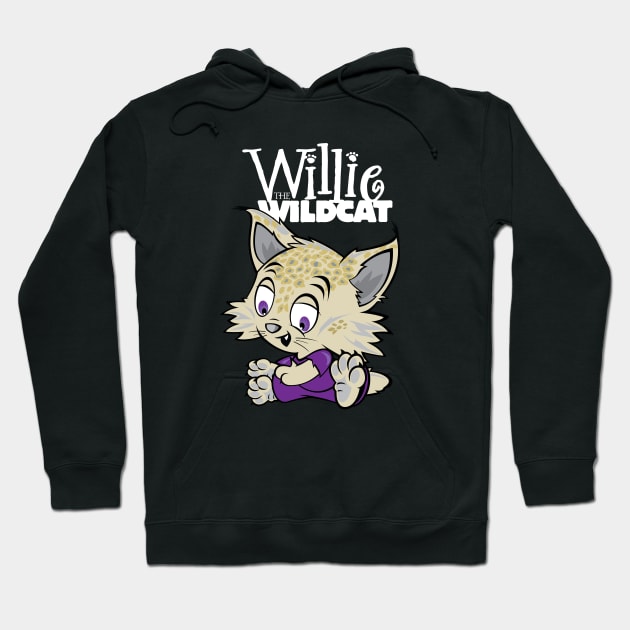 Willie the Wildcat Hoodie by thedesignfarmer